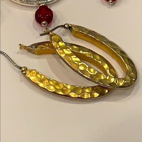 💐5/25 5 pair lot bundle statement earrings - Picture 4 of 11